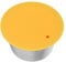 Capsule de Rechange Filtre à café Rechargeable en Acier Inoxydable pour Jaune