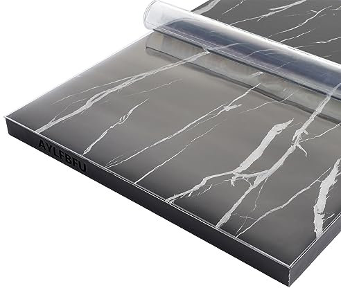 Plastik Tischdecke Transparent 65x90cm, Verbrühungsbeständig und Schrumpffest, Stuhlunterlage Benutzerdefinierte Größe Verfügbar, Bodenschutzmatte für Couchtisch/Schminktisch, 1.5mm