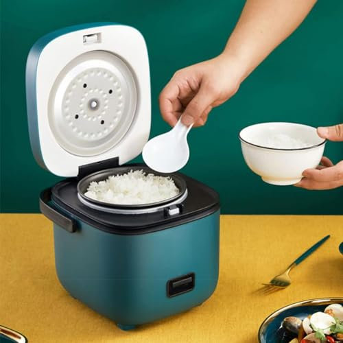 SEVSO Mini Rice Cooker 1.2L, Portable 200W Rice Cooker, Anti-Drying And Slow-Simmering Non-Stick Pan, Suitable for 1-2 People To Use Quickly And Easily