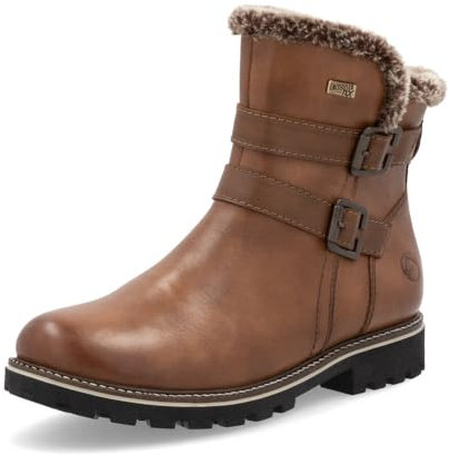 Remonte Damen Chelsea Boots D8484, Frauen Stiefeletten,lose Einlage,wasserabweisend,remonteTEX,Booties,halbstiefel,Kurzstiefel,braun (24),41 EU