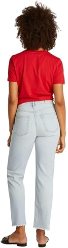 Tommy Hilfiger Damen Jeans Hose Classic Straight Sky Knöchelfrei