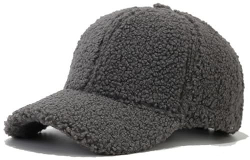DURINM Baseball cap Winter Cappello Baseball Invernali Cappellino in Lana Berretto da Baseball Unisex Cappelli Invernali Cappelli per Circonferenza della Testa Cappellino con Visiera