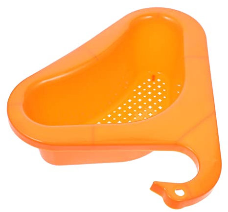 jojofuny Küchen-swan Dreieckiger Abflusskorb Praktischer Aufbewahrungskorb Für Küchenspüle Platzsparend Langlebigem Material Für Obstwaschen Und Abtropfen Von Schwämmen Und