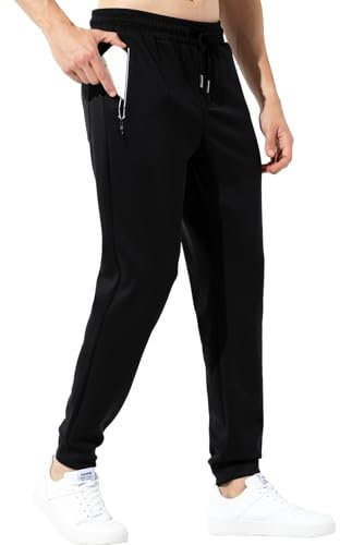 Casey Kevin Jogginghose Herren Sporthose Herren Lang Freizeithose Sweathose Trainingshose Herren mit Reißverschluss Taschen, XL