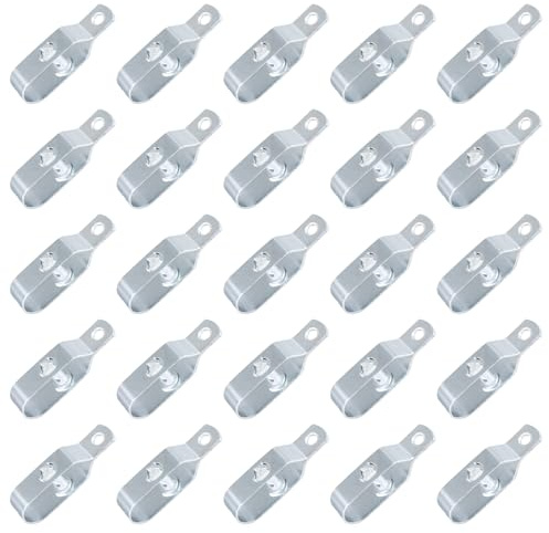 MUNGHOK 25 Stück Drahtspanner Verzinkt, 9cm x 2cm Zaunspanner verzinkt, Maschendraht Spanner, Maschendrahtzaun Spanndraht, Drahtzaun Spanner für Forstzaun, Weidezaun