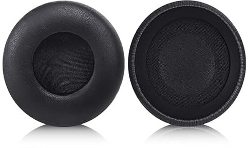 Ersatz-Ohrpolster, kompatibel mit Urbanears Plattan Zinken Kopfhörer-Headset, schwarzes Leder
