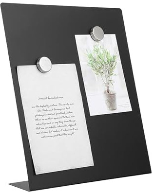 Magnetische Pinnwand – Edelstahl-Pinnwand zur Wandmontage, multifunktionales vertikales Whiteboard für Notizen, Erinnerungen und Organisation für Schreibtisch, Büro, Klassenzimmer, Zuhause, Küche