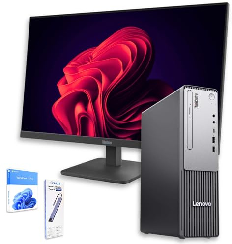 Lenovo Bundle PC Gen5 SFF + ThinkVision Monitor 27″ IPS 100 Hz | Intel Core i5-13420H, 2026 16GB RAM ddr5, 512GB SSD, Windows 11 Pro, Full HD Monitor Docking Station 10 in 1 Garantie 36 Monate