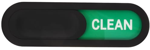 IMIKEYA Geschirrspüler Magnetisch Doppelseitiges Schild Oval Schwarz aus Acryl für Gefrierschrank und Restaurant