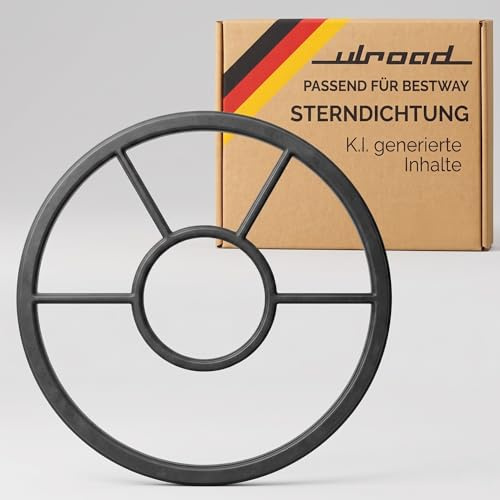 ULROAD 13,2cm Sterndichtung passend für Bestway flowclear 2006l/h P6638ASS16 sandfilter poolpumpe 4 5 Sterne Pool Stern Dichtung für sandfilteranlage ventildichtung sandfilterventil Ventil