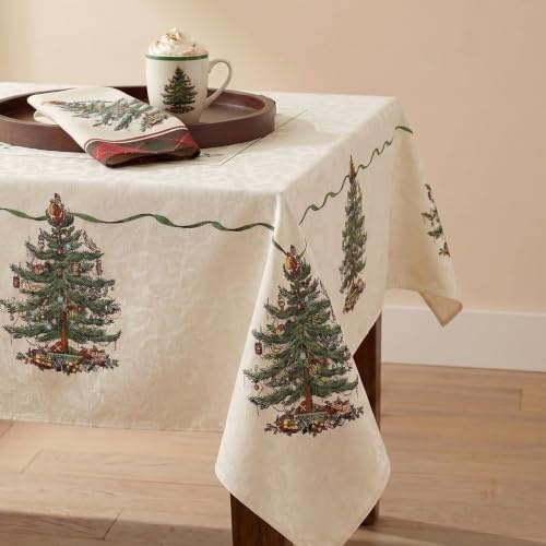 Spode Tischdecke, Küchentischzubehör, Urlaubsdekoration Christmas Tree Collection, 152,4 x 213,4 cm