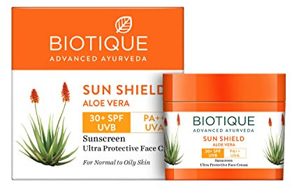 Biotique Aloe Vera Face and Body Sun Cream SPF 30 UVA/UVB Sunscreen