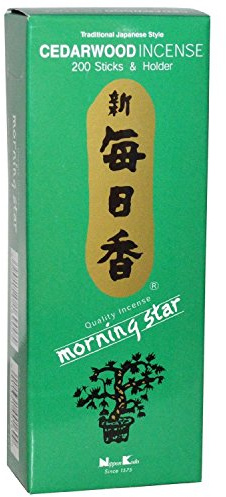 Nippon Kodo – Morning Star – Zedernholz 200 Sticks und Halter von Morning Star