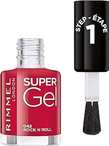Rimmel London Super Gel Esmalte de Uñas Tono 42 Rock N Roll- 47 gr