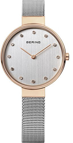 BERING Damen Uhr Quarz Movement - Classic Collection mit Edelstahl und Saphirglas 12034-064 Armbandsuhren - 3 ATM