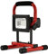 REV Akku-Strahler, LED Arbeitsleuchte mit Akku, 10W, 700lm, IP54, rot