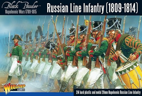 Warlord Games, Napoleonic Russian Line Infantry (1809-1814), Black Powder Wargaming Miniatures