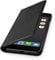 WIIUKA Lederhülle Hülle für iPhone SE (2022/2020) / iPhone 8/7, extra Dünn, Kartenfach, Tasche Schwarz, Premium Leder