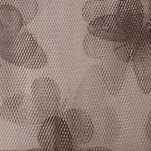 Russo Tessuti Telo Tenda Pannello ZANZARIERA Fantasia Farfalle Retina Moschiera 150 x 250 cm-Marrone
