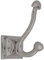 aubaho Garderobe Wandhaken Garderobenhaken Aluminium vernickelt 13cm Art-Deco-Stil