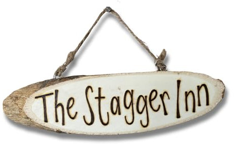 Wooden Sign Bar Man Shed Garden Games Room Personalised Wall Door Plaque Hanging Gift