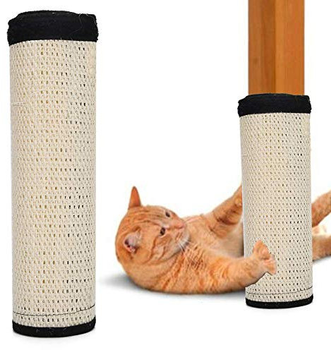 Kratzschutz Katze, Natürlichem Sisal Gewebe Kratzschutz Tür Hund Kratzbretter Katzen Kratzschutz Wand Kratzpads für Katzen Kratzbrett für Tischbein, Möbelschutz, Sofa