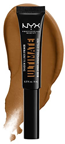 NYX Professional Makeup Prebase Ultimate para sombras y lápiz de ojos, con vitamina E, Fórmula vegana, Tono Deep