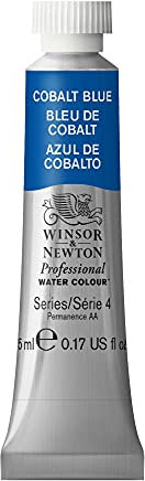 Winsor & Newton Aquarelle Professionnel - Peinture Aquarelle, Haute Luminosité, Résistante à la Lumière, Qualité Archive, Tube de 5 ML, Couleur Bleu de Cobalt ROW