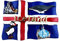 Kühlschrankmagnet mit 3D-Island-Flagge, Souvenir, handgefertigt, Island, Kühlschrankmagnet, Heim- und Küchendekoration, Kollektion