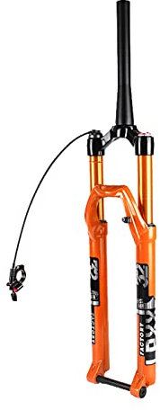 YouLpoet MTB-Gabel 27,5 29 Zoll MTB-Federgabel Tapered Tube Mountainbike-Gabeln,Orange b 29in