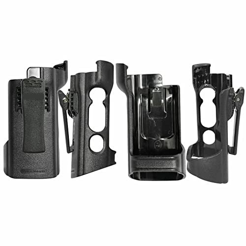 Fascinatacc PMLN5880 PMLN5880A Universal Radio Holster Halter Tragetasche für APX 6000XE APX 8000XE Tragbares Radio mit 7,6 cm Gürtelclip