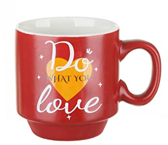 KASANOVA Tazzina caffè 90 ml in porcellana rosso opaco rosso Tavola,Tè e caffè