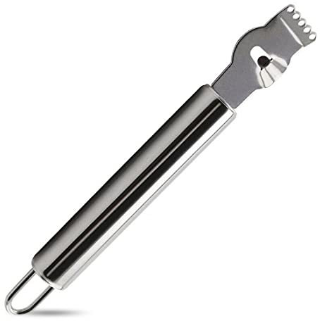 TSLRSA Éplucheur de Zeste de Citron - 6.5 inch Zesteur de Citron Professionnel avec Couteau Canelle Tranche de Citron en Acier Inoxydable pour Cocktail, Citron, Ustensile de Cuisine