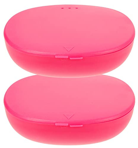 FOMIYES 2 Pezzi Custodia Per Coppette Mestruali Riutilizzabile Custodia Per Coppette Mestruali Portatile Custodia Per Coppette Mestruali Per Rosa