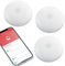 HEIMAN Wi-Fi Wasseralarm,WLAN Wassermelder mit Batterie,Smart Wassersensor,75 dB WiFi-2.4Ghz für Küchen, Keller und Badezimmer (1) (3 Stück)