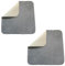 2er Set Inkontinenz Stuhlauflage 50 x 50 cm Sitzauflage Nässeschutz Schutzauflage wasserdicht waschbar, Hellgrau