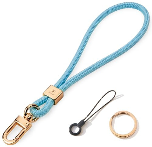 SENLLY Armband Schlüsselanhänger Kurz, Originellem Minimalistisch Design Schlüsselband für Schlüssel