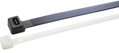 WKK 12032071 12032071 Kabelbinder 100 mm 2.50 mm Schwarz Hitzestabilisiert, UV-stabilisiert, beständig gegen Öl, bestän