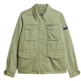 Superdry Damen Military M65 Jacket A1-Freizeitjacke, Wild Khaki, 38