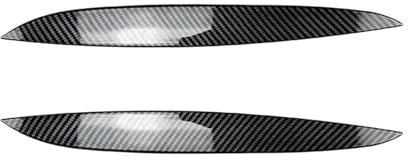 Auto Scheinwerfer Augenbrauen für Golf 4 Mk4 R32 TDI TSI FSI, Auto Scheinwerfer Augenlid Augenbrauen Abdeckung Aufkleber Trim,B/Carbon Fibre Look