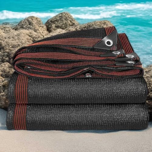 KAnduo Shading Net With Grommets Pergola Shading Netting 90% Shading Rate UV Resistant Sunblock Shade Cloth Greenhouse Shading Blinds For Backyard Yard Deck Outdoor Facility(6X7m)