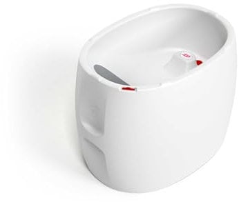 OKBABY Unica - Baignoire 0-4 ans à double usage, thermomètre intégré et support ergonomique - Baignoire et mini-piscine pour enfants - Blanc