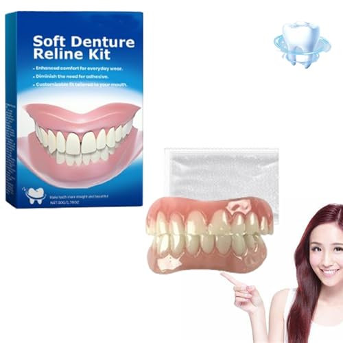 Silicone Reline Denture Set,Denture Silicone Reline Kit,Silicone Reline Denture Set,Silicone Reline Kit for Dentures,Facette Dentaire Silicone A Poser Soi Meme,Furzero Silicone Reline Denture Set