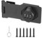 PATIKIL 4.5 Inch Cabinet Password Hasp Lock, 3-Digit Barn Door Lock Security Combination Latch Lock for Drawers Cabinets Small Doors, Gray
