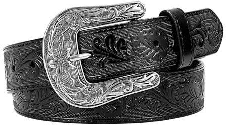BELTROAD Vintage Western Gürtel mit Schnalle für Damen Herren, Cowgirl Cowboy Gürtel Herren Damen Westerngürtel Ein Feierliches Geschenk