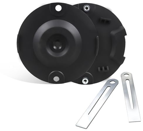 Rasentrimmer Messer aus Metall für Einhell Rasentrimmer Ersatzmesser,Zubehör für Akku-Rasenmäher, Design mit doppeltem Grundplattenschutz und Klingenhalter