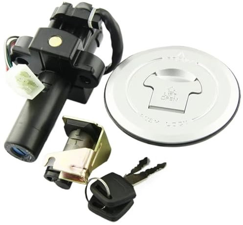 Motorrad Zündschlüsselschalter Für X4 CB1300 1997 1998-2000 Motorrad Zündschloss Kraftstoffschloss Gastank Sitzbezug Schlösser Inklusive Schlüssel Zündschloss