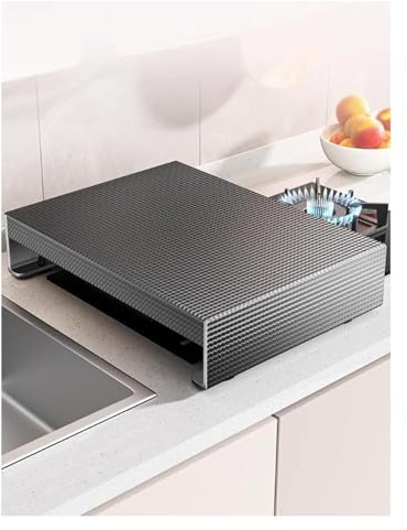 Gas Hob Cover Stove Bracket, Top Board,Metal, Cooker Guards,Counter Space Covers for Electric and Stoves(35x45x9cm)