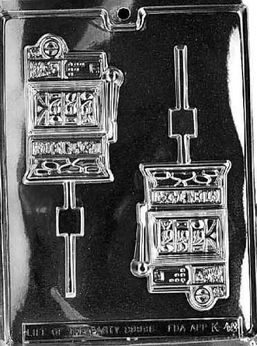 Cybrtrayd Life of the Party Schachautomat Gambling Casino Lolly Schokolade Süßigkeiten Form in versiegeltem Polybeutel gedruckt mit urheberrechtlich geschützter Cybrtrayd Formanleitung