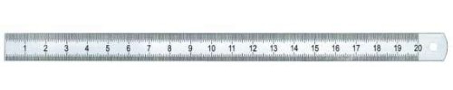 Kayser Stahlmaßstab L.200mm STA biegsam Teilung B =mm/1/2mm